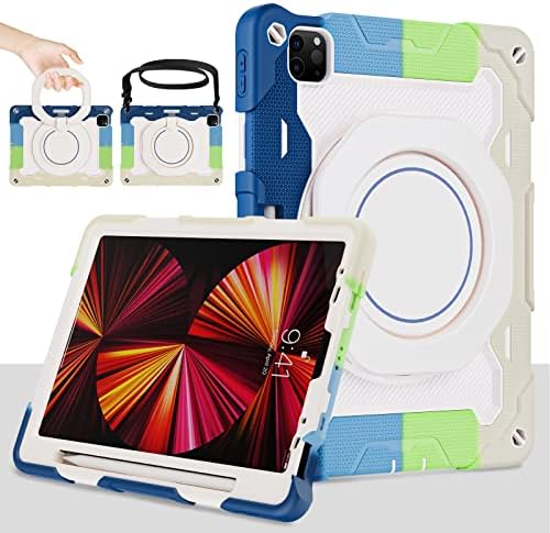 Roiskin za iPad Pro 11 Case 4. 3. 2. generacija sa zaštitnikom zaslona za djecu [15ft pad zaštite] iPad Air 5. GEN kućišta 2022 /