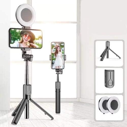 Boxwave stalak i nosač kompatibilni sa vivo X70 Pro+ - ringlight SelfiePod, Selfie Stick produžna ruka sa prstenastim svjetlom za