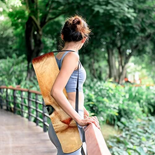 Yoga Mat torba, slatka mačka Vježba Yoga Mat Carrier full-Zip Yoga Mat torba za nošenje sa podesivim remenom za žene i muškarce