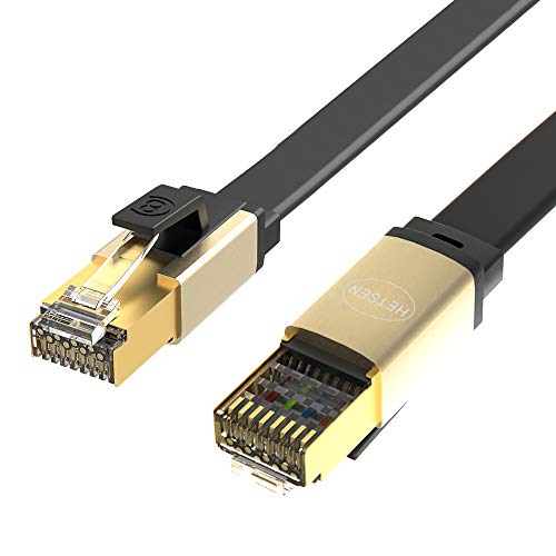 Hetsen CAT 8 Ethernet kabel 6ft štitio, veliki brzina 26AWG, 2000MHz SFTP patch kabel sa pozlaćenim RJ45 priključkom, u zidu, za vanjski