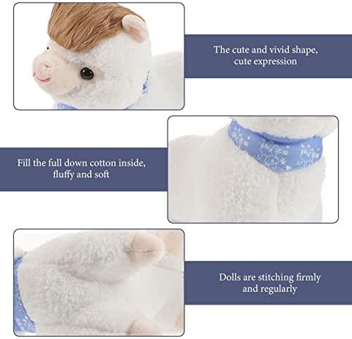 Ipetboom alpaca plišana punjena igračka za životinje Mali zagrljaj jastuk Alpaca lutka plišana cuddly punjena životinjska jastuka