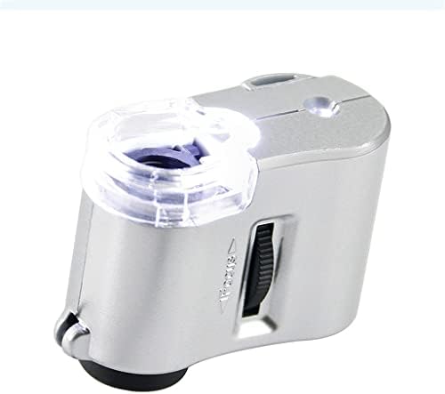 QUUL 60x Mini prijenosni mikroskop za procjenu nakita sa LED svjetlom za provjeru novca