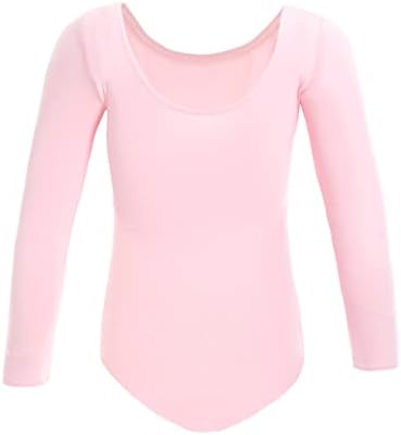 Domusgo ružičasti triko dugih rukava uzrast 10-12 godina lijepa odjeća za teretanu lijepo antistatička džez aktivna odjeća za velike
