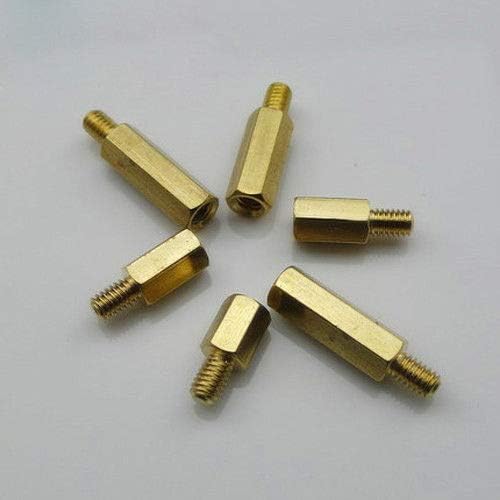 Vijak 20pcs M2xx Brass Sensiff DistanOd vijak Hexagonalni bakreni stubovi Izolacijski stupac vijak -