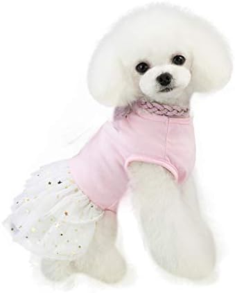 Uskršnje odijelo za pse čipke haljine za kućne ljubimce prozračna mačja zečja haljina Print Dog odjeća za kućnu ljubimcu