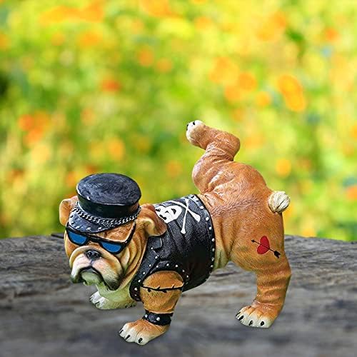 Božićne kuglice otporne na pse Creativea Početna Bulldoga Peeing statue Bulldoga ukrasi ukrasa i objesi Pride Ornament
