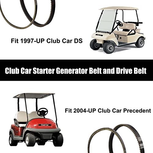 Panglong Club Auto Starter generatorski pojas i pogonski pojas za 1997-UP DS i 2004-UP presedan Golf Cart OEM 101916701 1016203