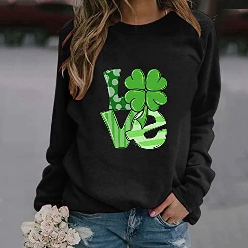 St. Patrick Dan T-Shirt za žene Love Funny Crewneck Oversized odmor spajanje krug