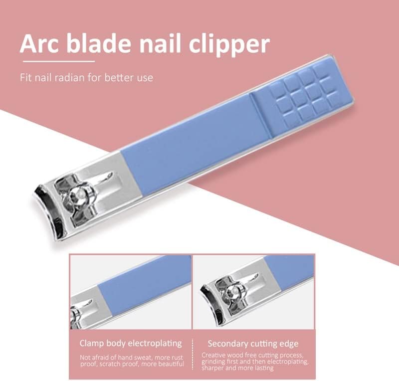 ZLXDP profesionalni set za šišanje noktiju od nerđajućeg čelika Set za pedikir turpija za nokte oštre makaze za nokte njega noktiju