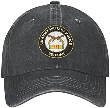 RQwaaed američke vojne policije veteranski šešir podesivi bejzbol kapu tata Cap unisex šešir