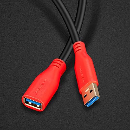 USB3.0 produžni kabl 5ft, Snanshi USB 3.0 Dezender Torg Type A mužjak do ženskog produženog kabla Kompatibilan za USB fleš uređaj,