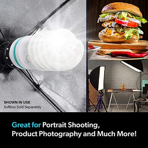 LimoStudio [4-Pack] 65W CFL, kompaktna fluorescentna sijalica, 300w ekvivalent, E26, 6500K čisto bijelo Balance Daylight za fotografiju