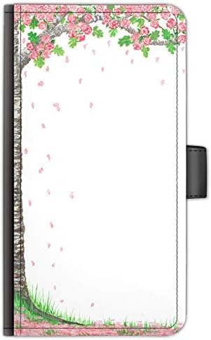 Handyworm ružičasti cvjetni stablo kožna strana Flip novčanik Telefonska futrola, akvarel Art Print Poklopac telefona za Apple iPod