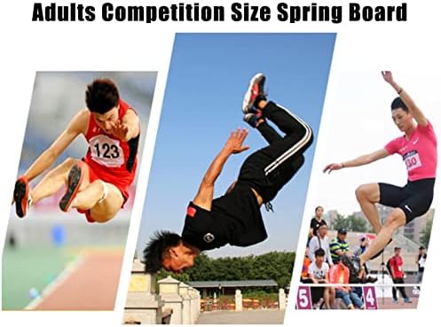 BBHW Big gimnastika Springboard za odrasle Gimnastičar, 6 Springs Vault oprema, za igraonicu, tečajeve vežbanja, Gimnastički centar