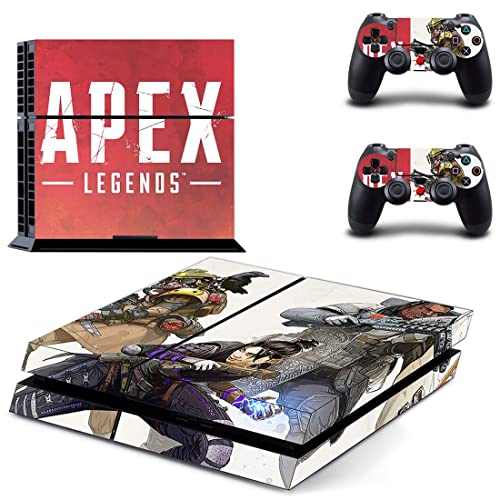 Legends Game - Apex Game Battle Royale Bloodhound Gibraltar PS4 ili PS5 naljepnica za kožu za PlayStation 4 ili 5 konzolu i 2 kontrolera
