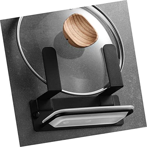 Alipis 1 Set Vodeni Kuhinjski stalak za posuđe poklopac sa montiranim držačem zidnog poklopca za Samoorganizator za kuvanje Nerđajući