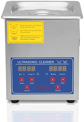 Eustoma 2L digitalni nehrđajući ultrazvučni čistač za čišćenje za čišćenje kupatila sa metalnom košarom od strane timera JPS-10A