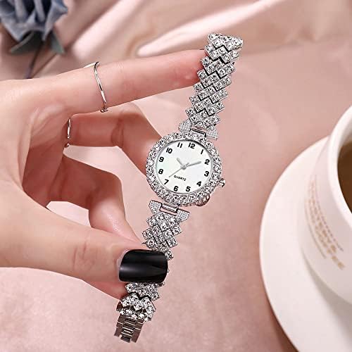 ADSBIAOYE Luksuzni ženski ručni satovi Kristalna Inlay narukvica Watch modni Casual kvarcni sat ženski sat