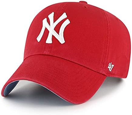 '47 New York Yankees Ballpark čisti tatu bejzbol kapa - crvena / plava dna, crvena, bijela, plava