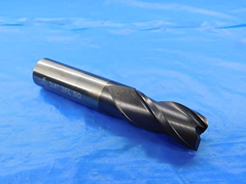 Novi 3/4 O. D. Centar za sečenje presvučen Carbide END Mill 3 flauta .75 napravljeno u SAD-faks-MB7273