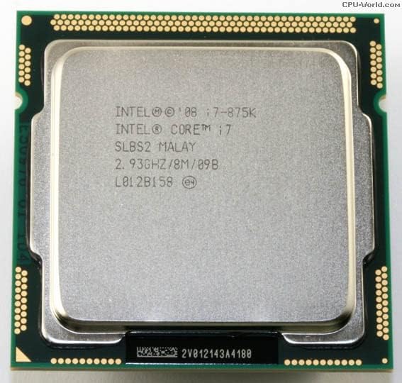 Intel Core i7-875K I7 875K I7 875 2.933 GHz Polovni četverojezgreni CPU procesor CPU procesor LGA 1156
