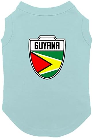 Gvajana Soccer Crest - Country Futbol Dog majica