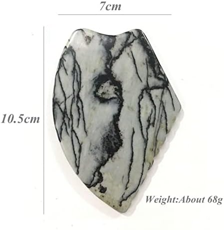 Wtais prirodni kamen Gouache Guasha ploča za podizanje tijela Meridian Scraping masaža akupunkturna terapija Spa njega 1kom