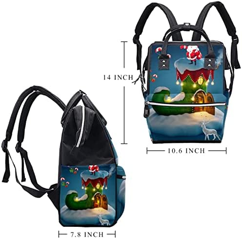 Guerotkr Travel Backpack, Bag za pelene, Backpack Pelenerine, Djed Mraz