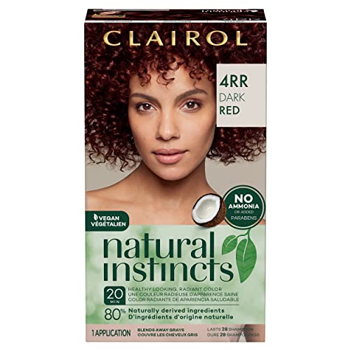 Clairol prirodne instinkte DEMI-stalna boja kose, 4RR tamno crvene boje kose, pakovanje od 1