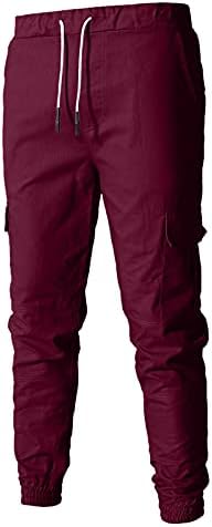 Radne pantalone Muški povremeni teretni džepni pantalone Muške hlače veličine plus multi alatni sportske muške tanke teretne hlače
