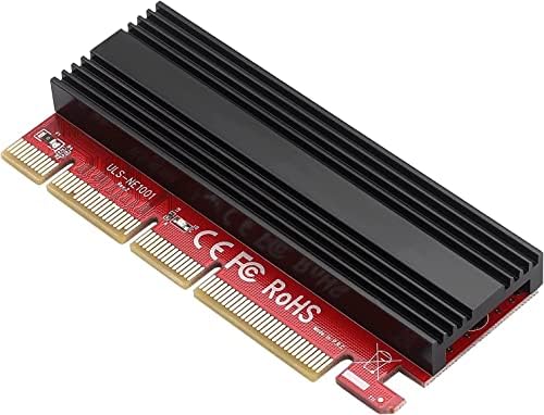 Sinefine NVME M.2 SSD za PCIe X4 / X8 / X16 karticu s aluminijskim hladnjakom, M.2 do PCIe NVME SSD adapterske kartice
