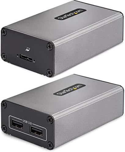 PORTECH.COM 2-PORT USB 3.0 Extender preko OM3 multimodne vlakna - LC / LC - 2x 5Gbps USB-a čvorište - 350m raspon - trajni USB vlakno
