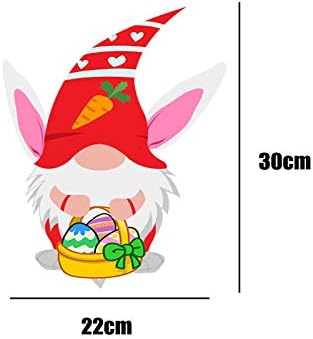 Rude naljepnice za odrasle za djecu Stick Uskrs naljepnice Bunny Cartoon Uskršnji zid Sretne naljepnice Prozor zidne naljepnice za