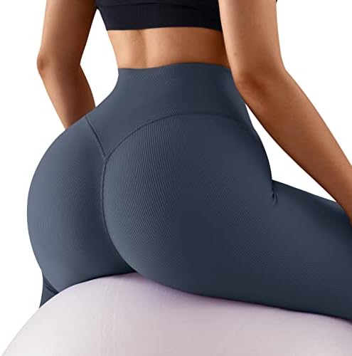 Omkagi Žene Bespremljene vježbe visokog struka sa džepom Tummy Control Yoga hlače