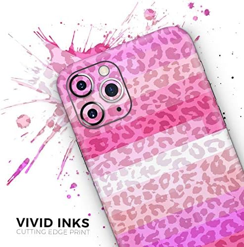 Dizajn Skinz Hot Pink Striped Cheetah Ispis Zaštitni vinilni naljepnica Kože poklopac kože Kompatibilan je sa Apple iPhone 11 Pro