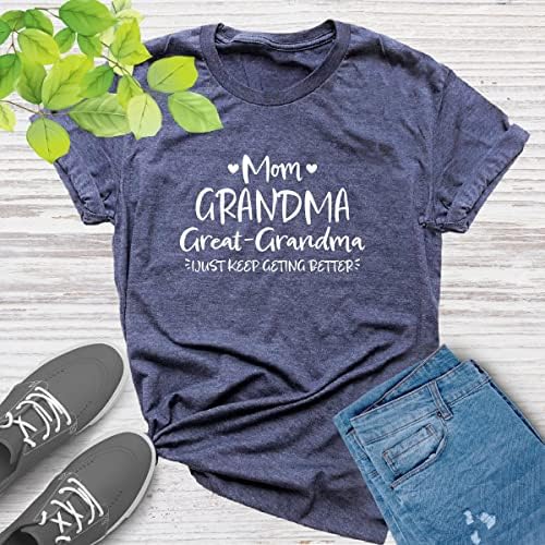 Unaprijeđen u Baka majicu Nana Tshirt velika baka majica baka i djed dan poklon za djed baka
