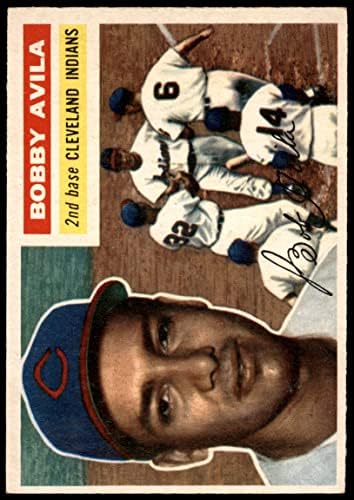 1956 TOPPS 132 Gry Bobby Avila Cleveland Indijanci Ex Indijanci