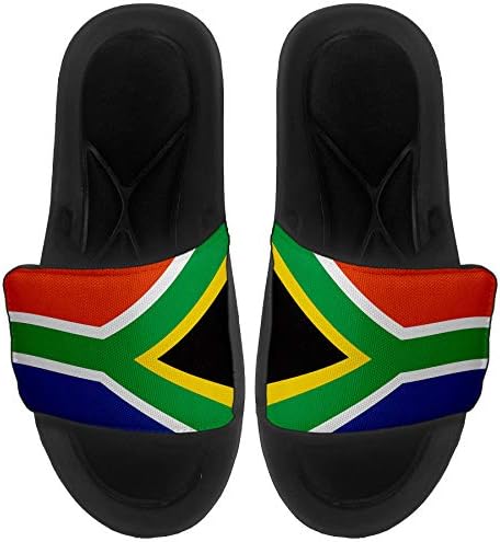 Exprestbest jastuk sa sandalama / slajdovima za muškarce, žene i mlade - zastava Južne Afrike - Južna Afrika