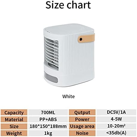 Isparivni mini klima uređaj, prijenosni mini airer hladnjak USB mali airer hladnjak ledeni kristal mali klima uređaj, lični mini zrak