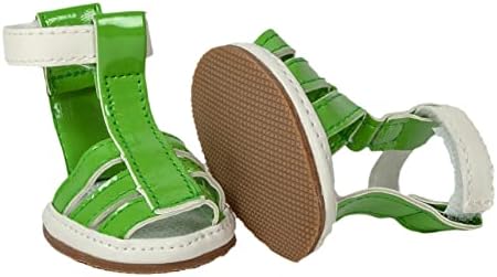 Životni vijek trajanja-podržavajuće reflektirajuće pvc sandale za pse - vodootporne ljetne cipele za pse s dodanim detaljima - set