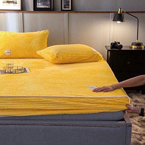 Cujux prekrivač za bračni krevet Čvrsta boja Poklopac Kvalitetni list s elastičnom kućnom pokrivačem za pokrov kreveta