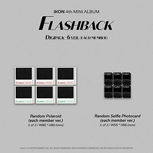 Ikon - 4. mini album flashback digipack ver. CD + dodatni fotokarani