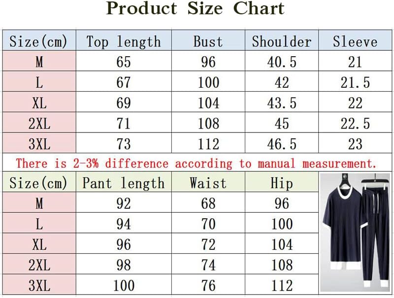 Plus veličine Muška odjeća Dvodijelni set TrackSit korejski kratki rukovi Thirts Solid O vrat Pulovers Sport odjeća