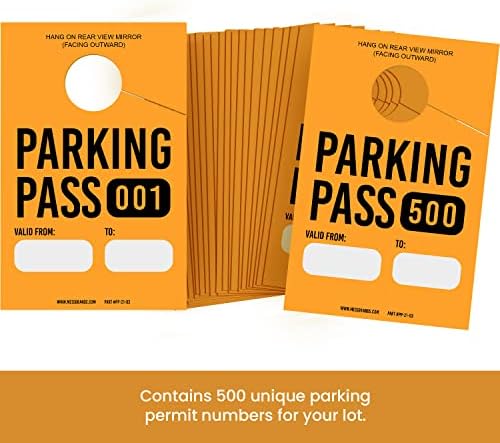 MESS dozvola za parkiranje viseća oznaka za parking propusnicu-oznake za parkiranje automobila za Parking - viseća dozvola za parkiranje