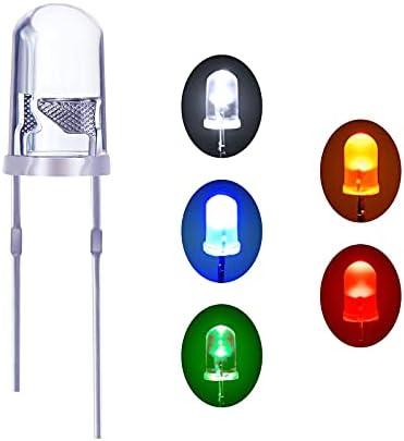 Brilinker 100 kom 3mm LED diode koje emituju svjetlost sijalica LED lampa - jasan i transparentan DC 2V 20mA DIY naučni projekat Elektronika