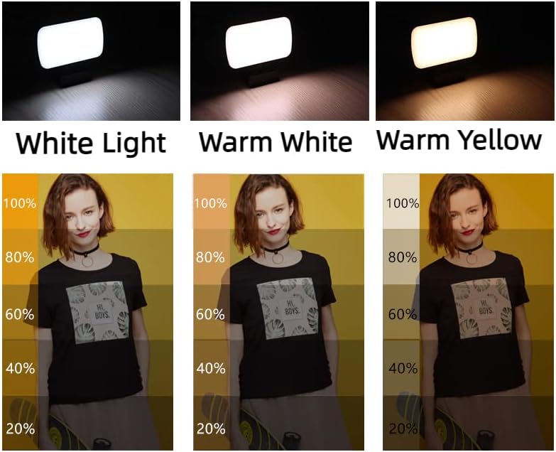 Video konferencija Rasvjeta sa 120 svjetiljki perlicama za daljinski rad za učenje Video Selfie Light za WebCam Rasvjeta za šminku