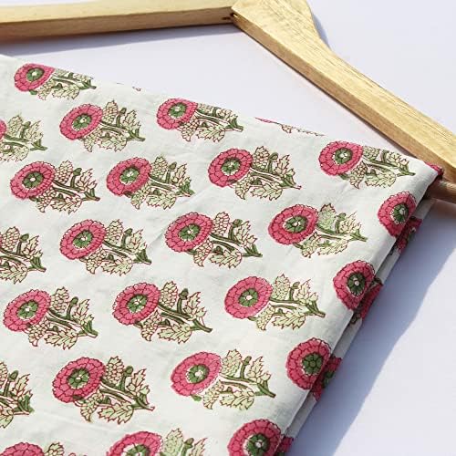 Pamučni jorgan 10 metara ručno rađena tkanina Butic Craft tkanina šivanje odjeće ručni blok Print prirodna boja meka lagana težina