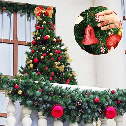 Ripeng božićni ukrasi za kuke Zlatne i bombonske perle božićne ornamentarne vješalice za odmore za odmor