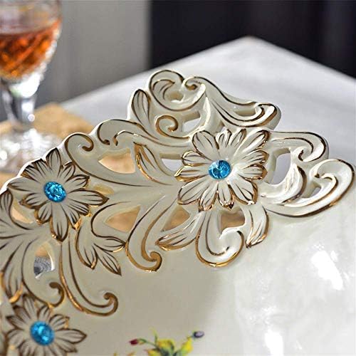 Shisyan Y-LKun Gilt keramički kompotuje dnevni boravak ukras za stolić za kavu Kreativno moderno evropsko slikanje voćne ploče