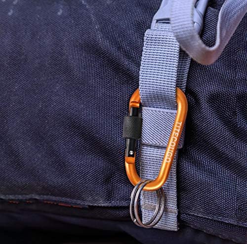 Titecougo aluminijumska legura D-prsten karabiner Ključ za ključeve za kampiranje planinarenje na otvorenom, a ne za penjanje